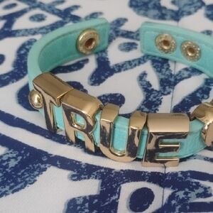 Gold and Turquoise Bracelet